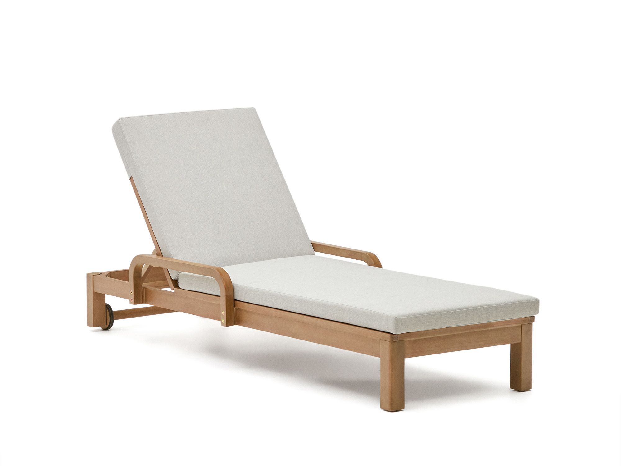 Ligstoel SONSAURA - Massief eucalyptushout