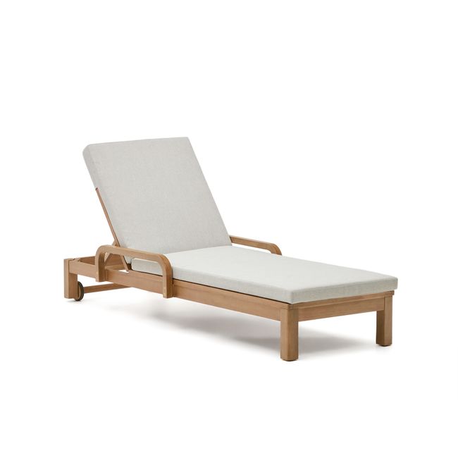 Ligstoel SONSAURA - Massief eucalyptushout