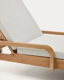 Ligstoel SONSAURA - Massief eucalyptushout KAV J1300020JJ12