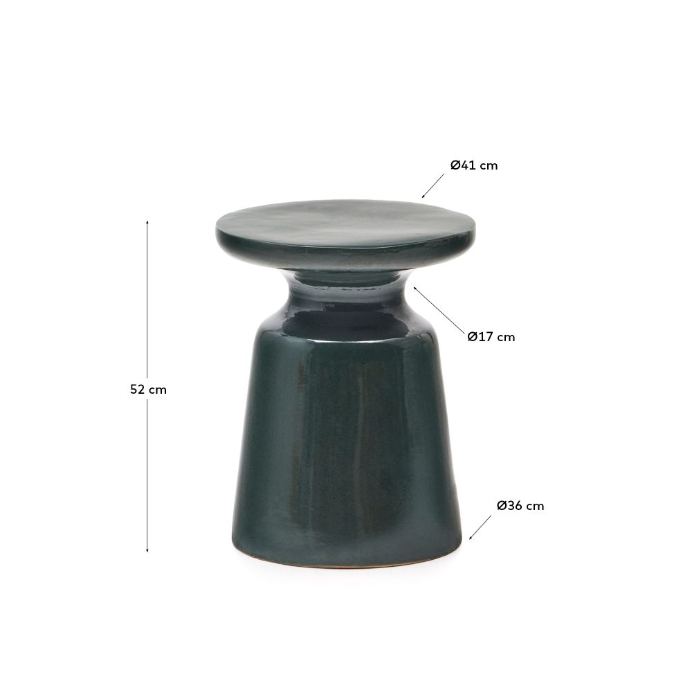 Bijzettafel MESQUIDA - Groen/Keramiek KAV J2200020PR19