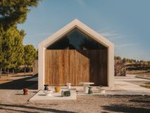 Bijzettafel MESQUIDA - Terracotta / Keramiek KAV J2200023PR09