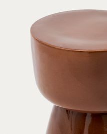 Bijzettafel MESQUIDA - Terracotta / Keramiek KAV J2200023PR09