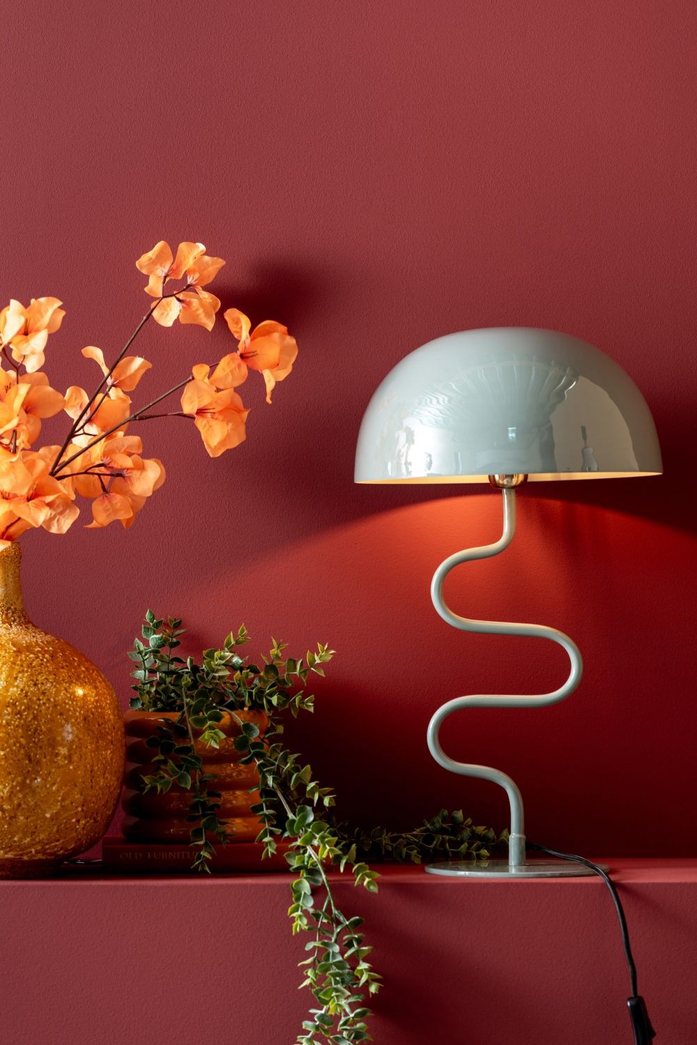 Tafellamp TWIST - Misty Blue PST LM2128BL