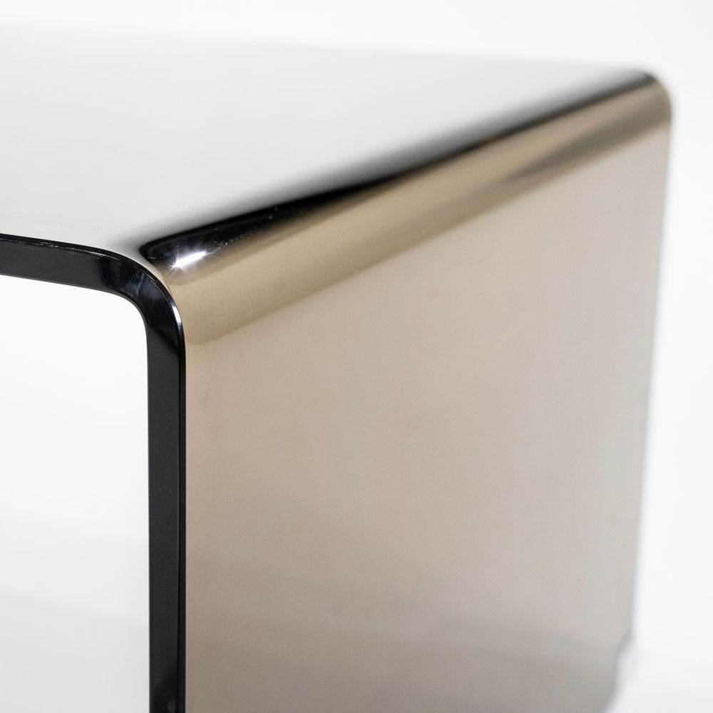 Bijzettafel SHADOW - Glas/Bruin BBO 230213