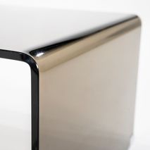 Bijzettafel SHADOW - Glas/Bruin BBO 230213