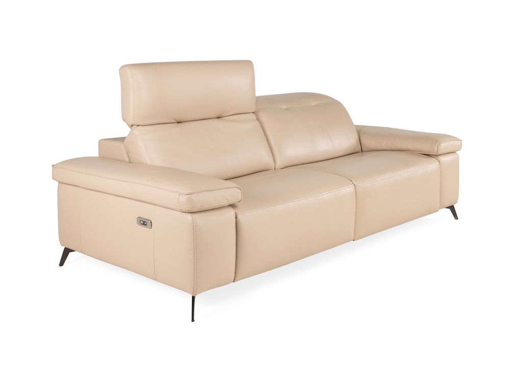 3-zit met 2 elektr. Relaxen en 2,5-zit SELE - Beig C-MXD-SE-HKS1