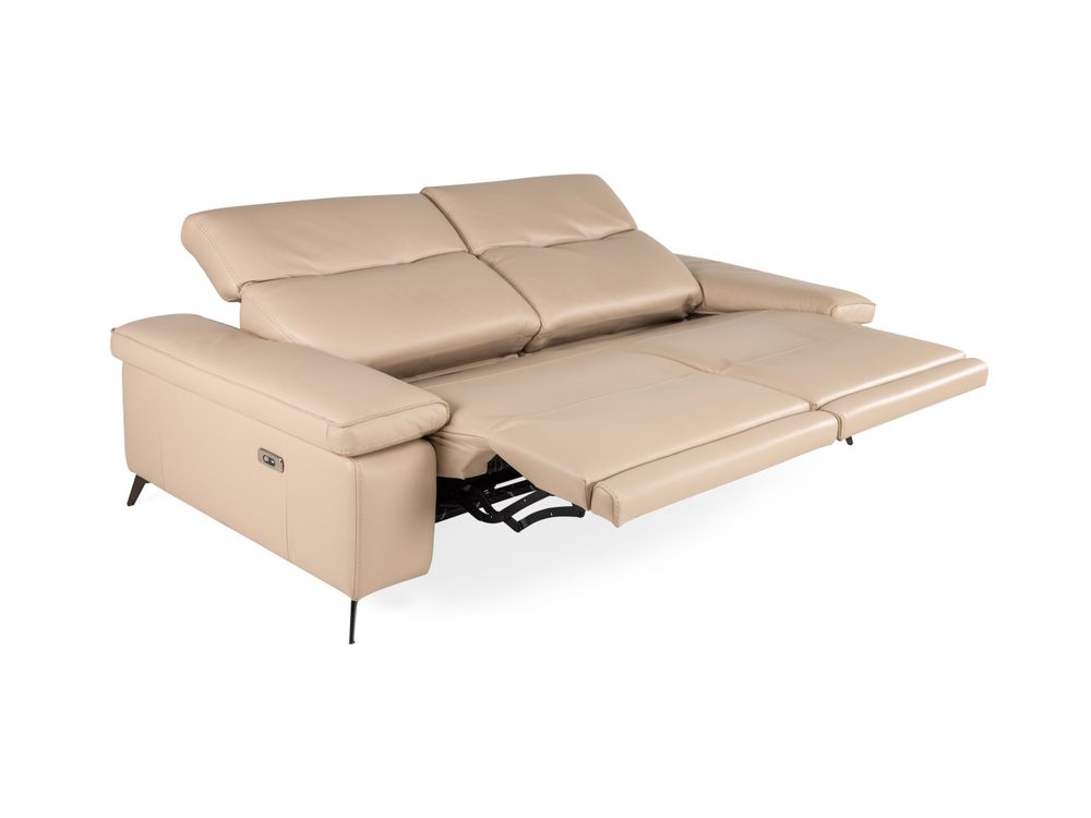 3-zit met 2 elektr. Relaxen en 2,5-zit SELE - Beig C-MXD-SE-HKS1