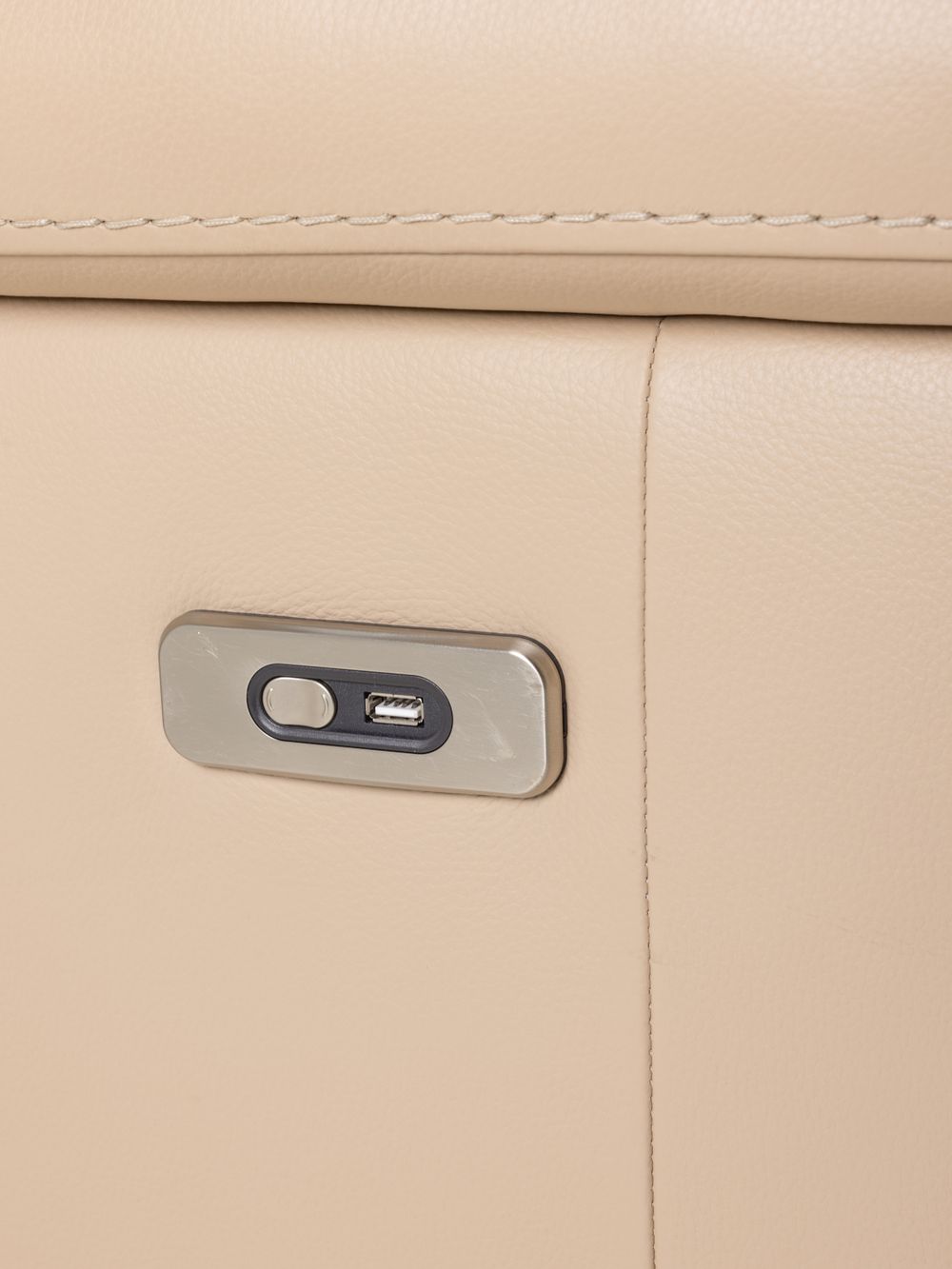 3-zit met 2 elektr. Relaxen en 2,5-zit SELE - Beig C-MXD-SE-HKS1