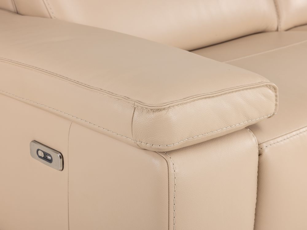 3-zit met 2 elektr. Relaxen en 2,5-zit SELE - Beig C-MXD-SE-HKS1