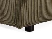 Hoeksalon FARIDO - Groen ribfluweel C-PLD-FAR-HKS1