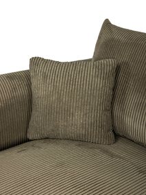 Hoeksalon FARIDO - Groen ribfluweel C-PLD-FAR-HKS1