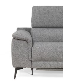 Hoeksalon met 1 elektr. relax LENON - Grijs C-PLD-16-HKS-1-A19
