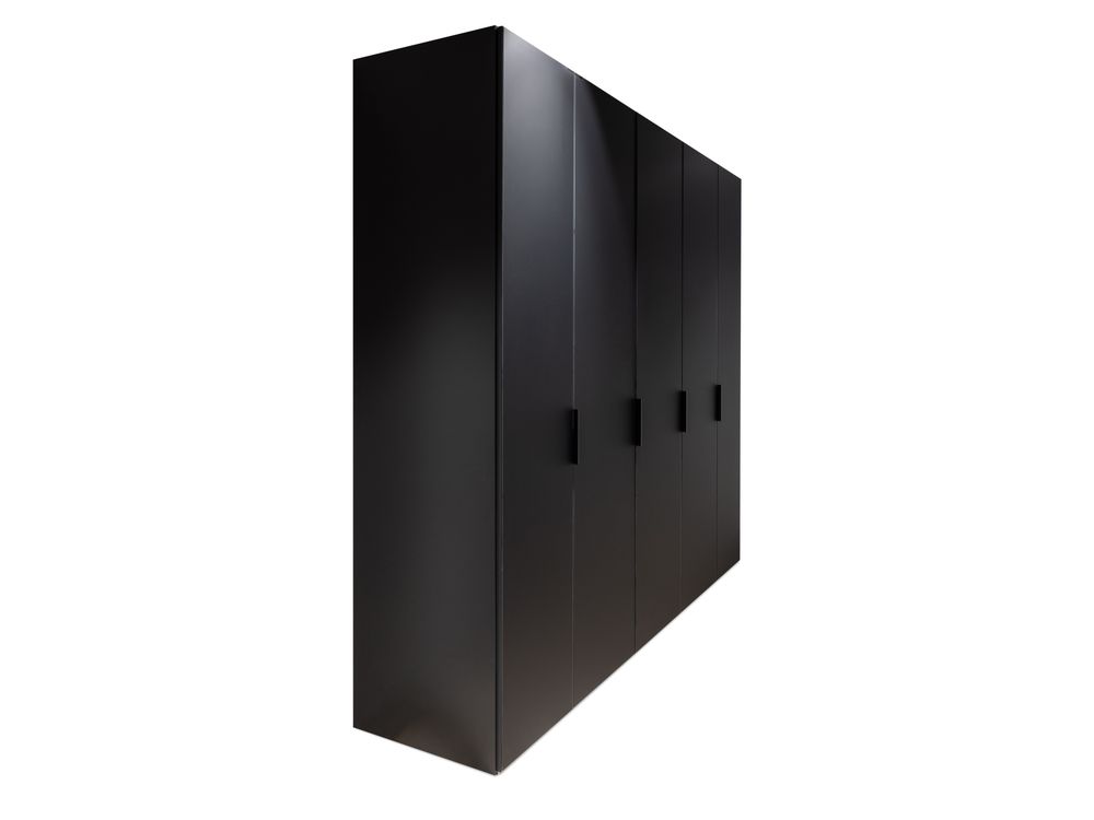 5-deurskast incl. led 20 UP - Zwart C-RCH-20U-KAST2