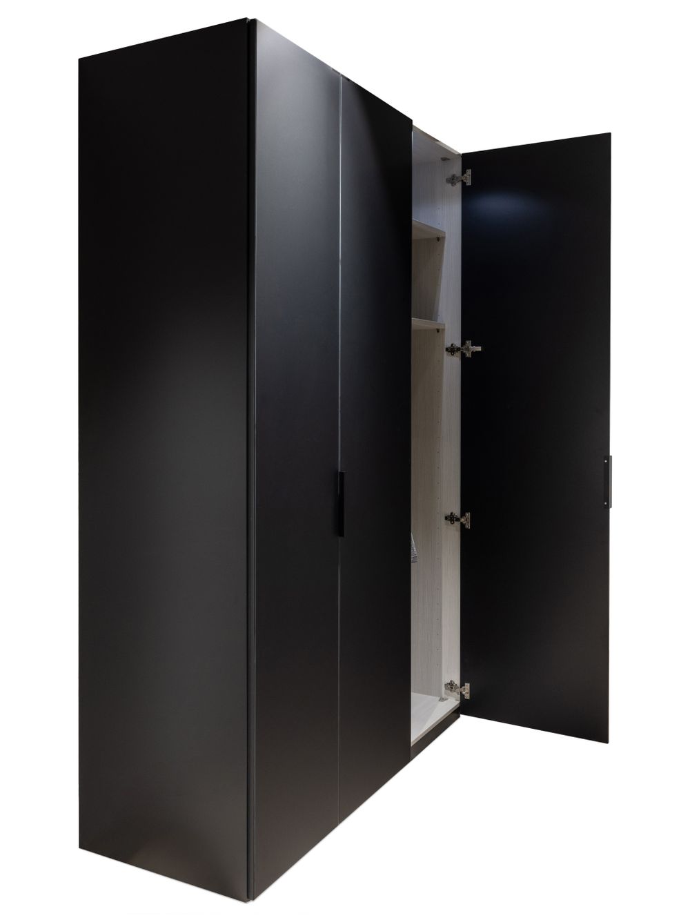 5-deurskast incl. led 20 UP - Zwart C-RCH-20U-KAST2