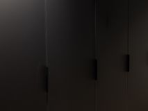 5-deurskast incl. led 20 UP - Zwart C-RCH-20U-KAST2