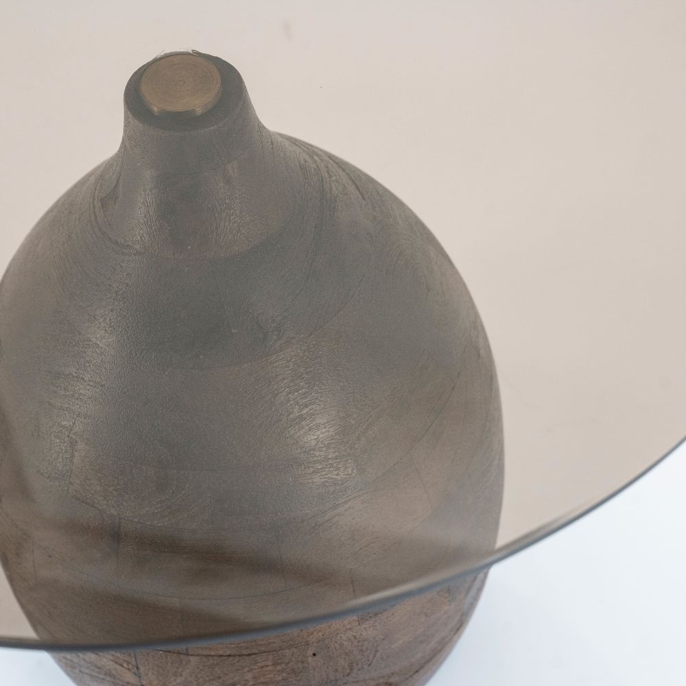 Salontafel BOND - Mango hout / Glas BBO 221693