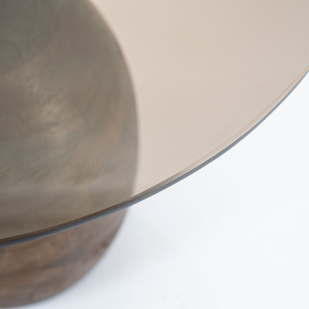 Salontafel BOND - Mango hout / Glas BBO 221693