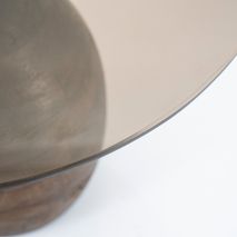 Salontafel BOND - Mango hout / Glas BBO 221693