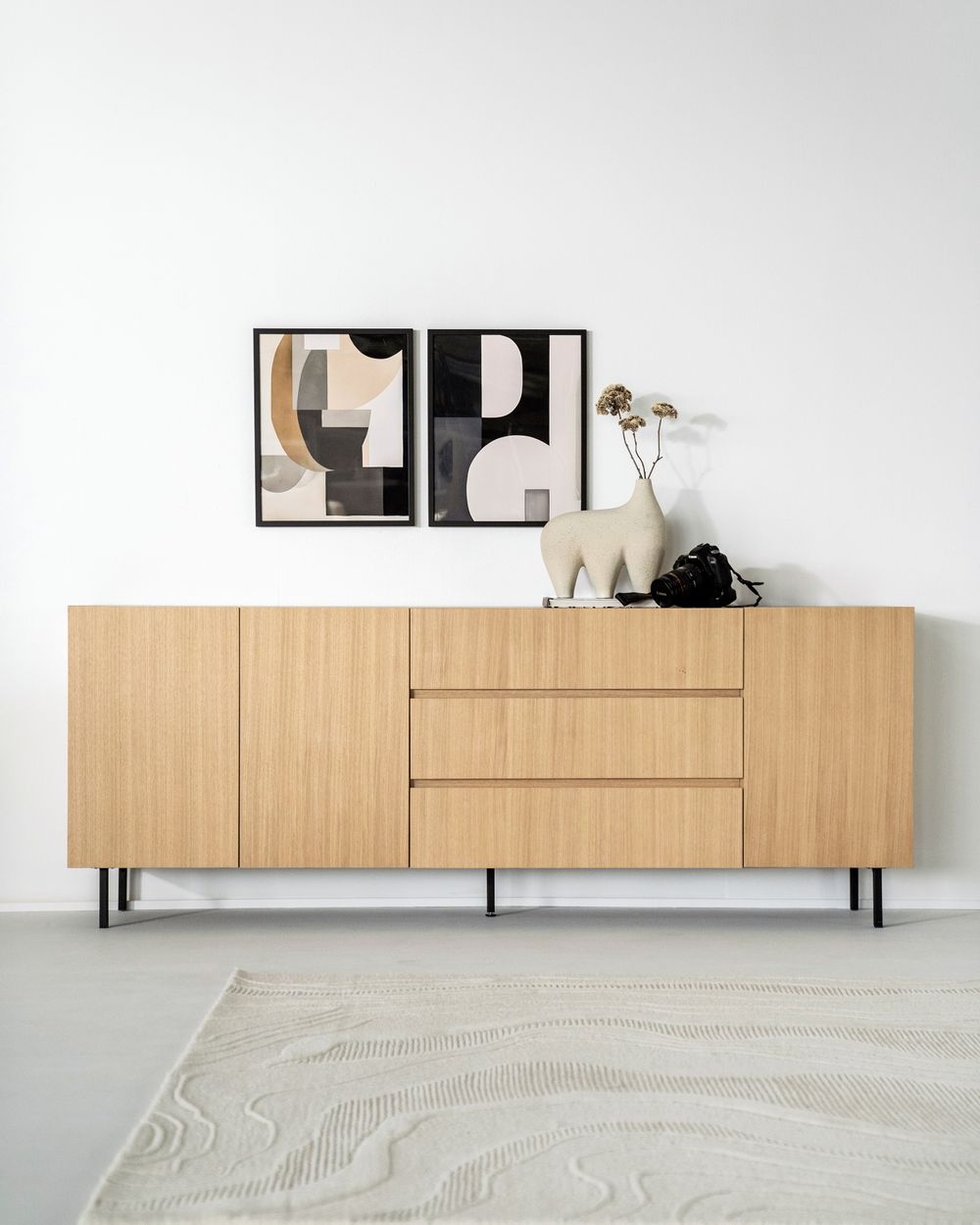 Dressoir THOMAS - Eiken hout ELO 95959