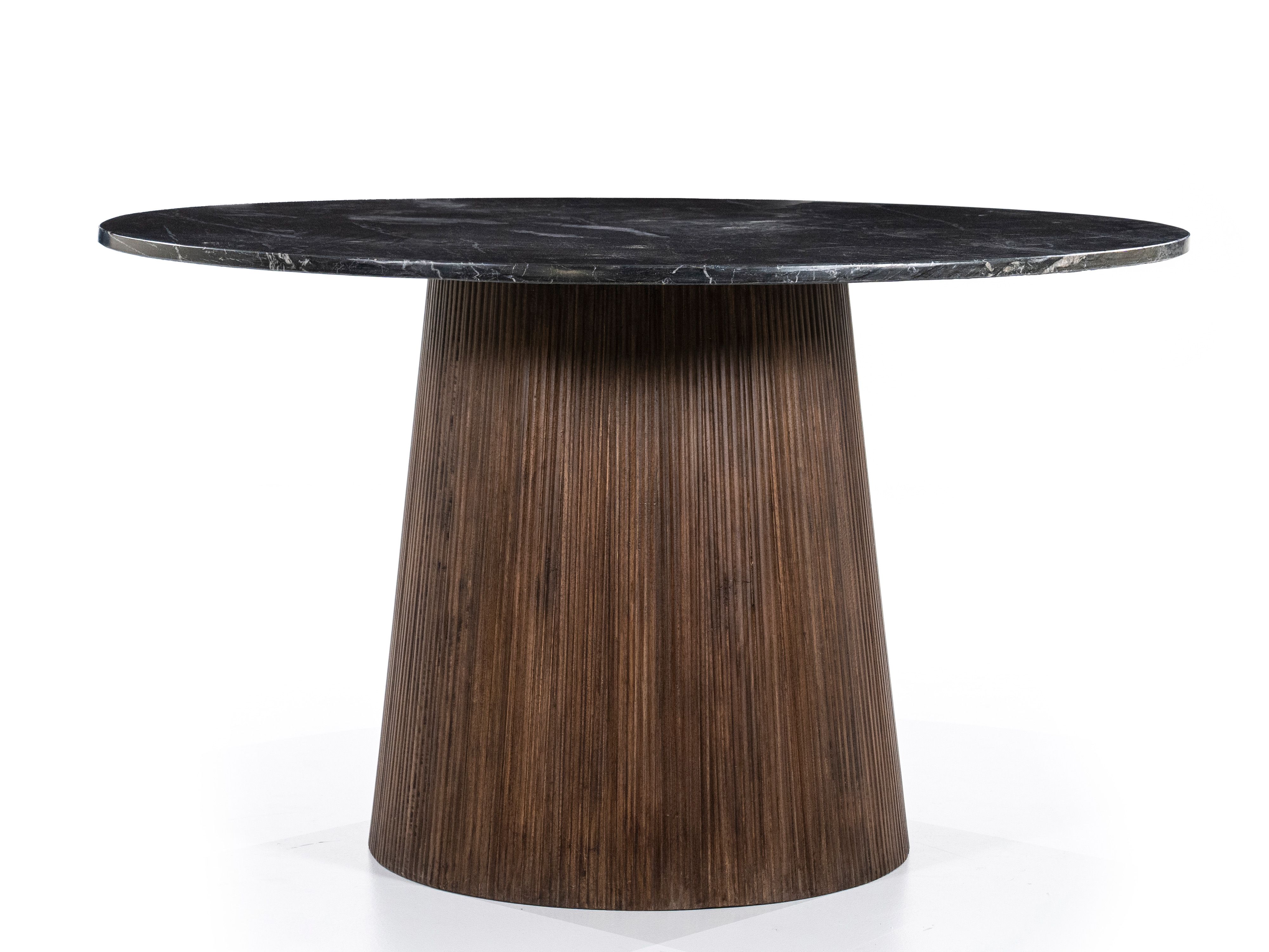 Eetkamertafel MAXIM - Mango hout / marmerlook