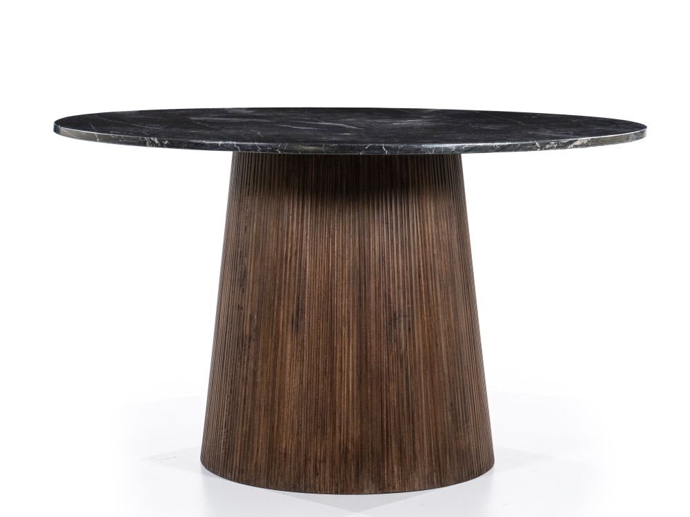 Eetkamertafel MAXIM - Mango hout / marmerlook ELO 95637