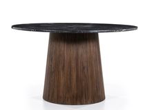 Eetkamertafel MAXIM - Mango hout / marmerlook ELO 95637