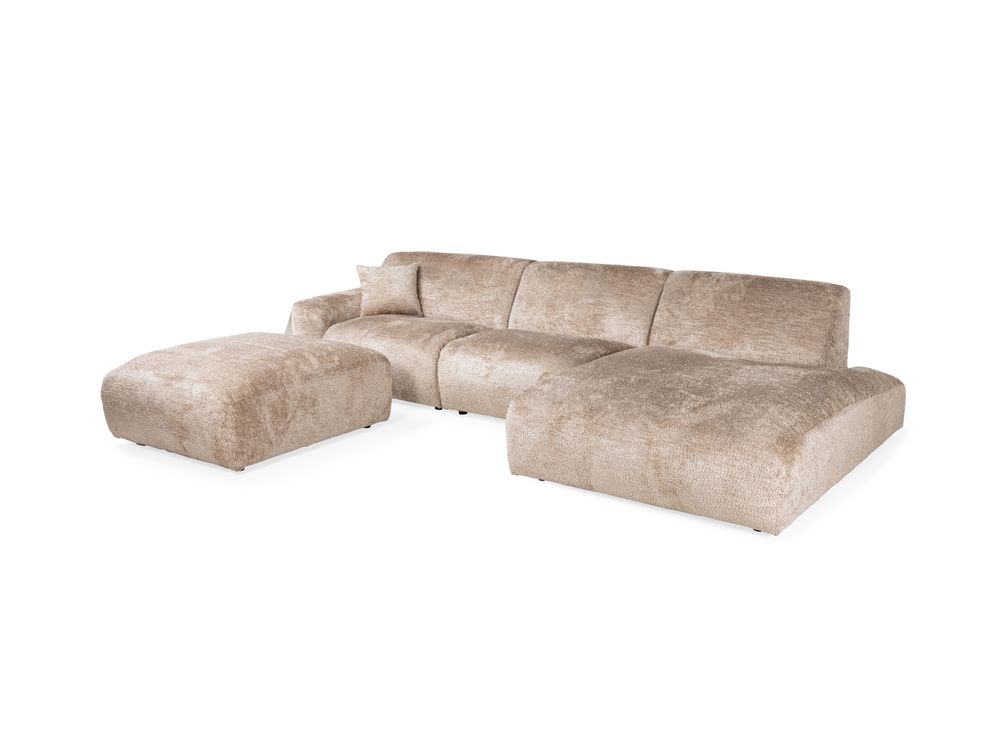 Hoeksalon MASSA - Beige C-RIV-MS-3-BL170