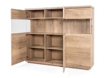 Vitrinekast incl. led CARMEN - Natuur MXF-260-000007