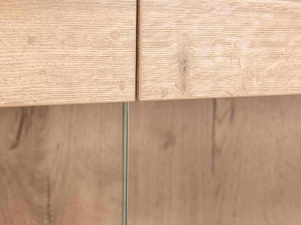 Vitrinekast incl. led CARMEN - Natuur MXF-260-000007