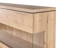 Vitrinekast incl. led CARMEN - Natuur MXF-260-000007