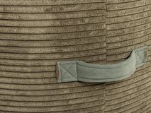 Voetbank WINNIE - Groen ribfluweel PLD WI VBR-1-P24T46