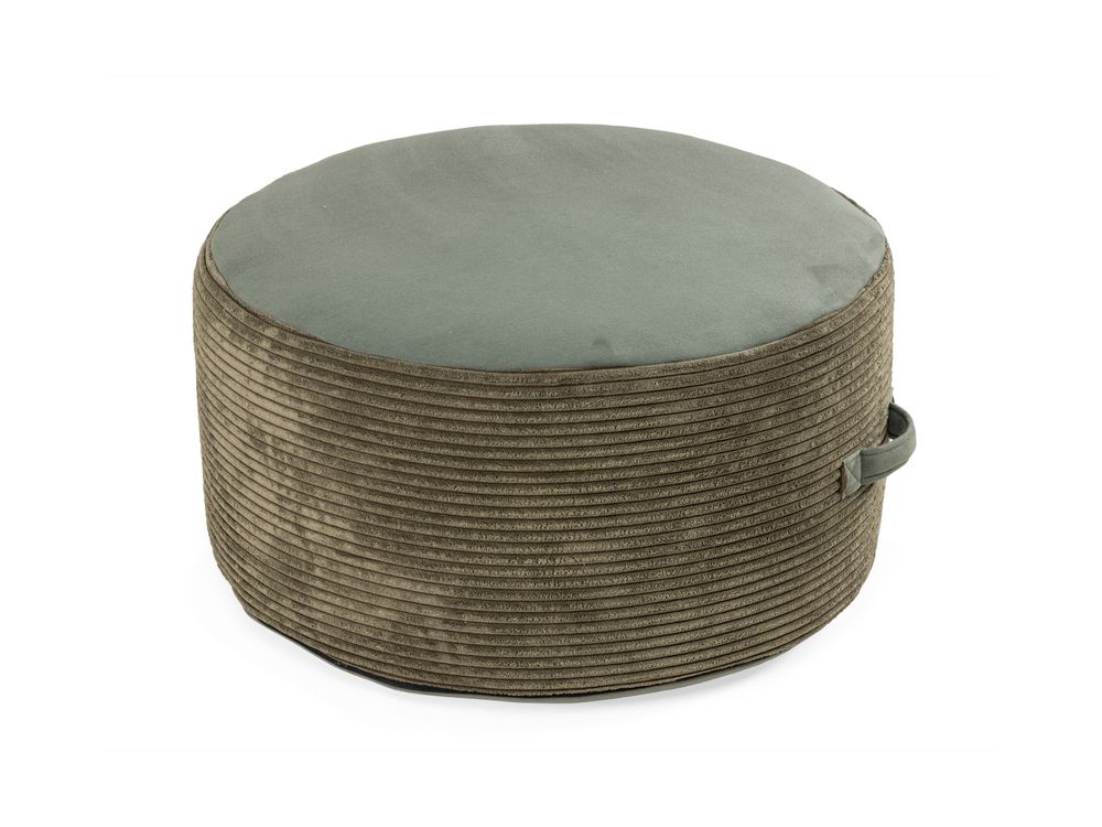 Voetbank WINNIE - Groen ribfluweel PLD WI VBR-1-P24T46