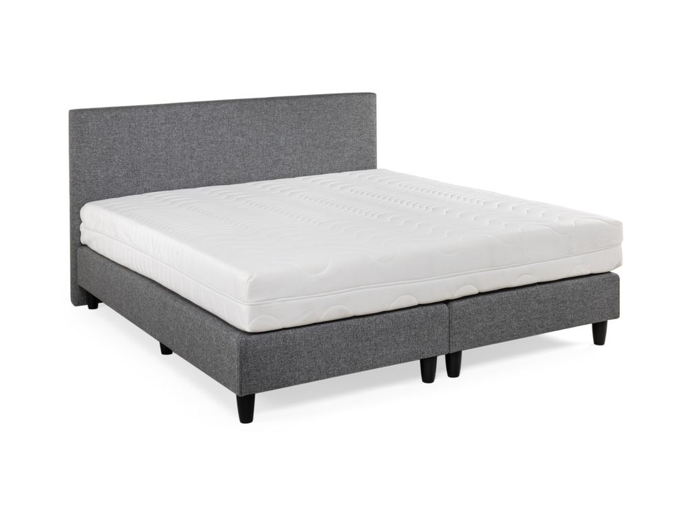 Boxspring incl. matras 180x200 BONNEL - Grijs MOL BX1820-IB