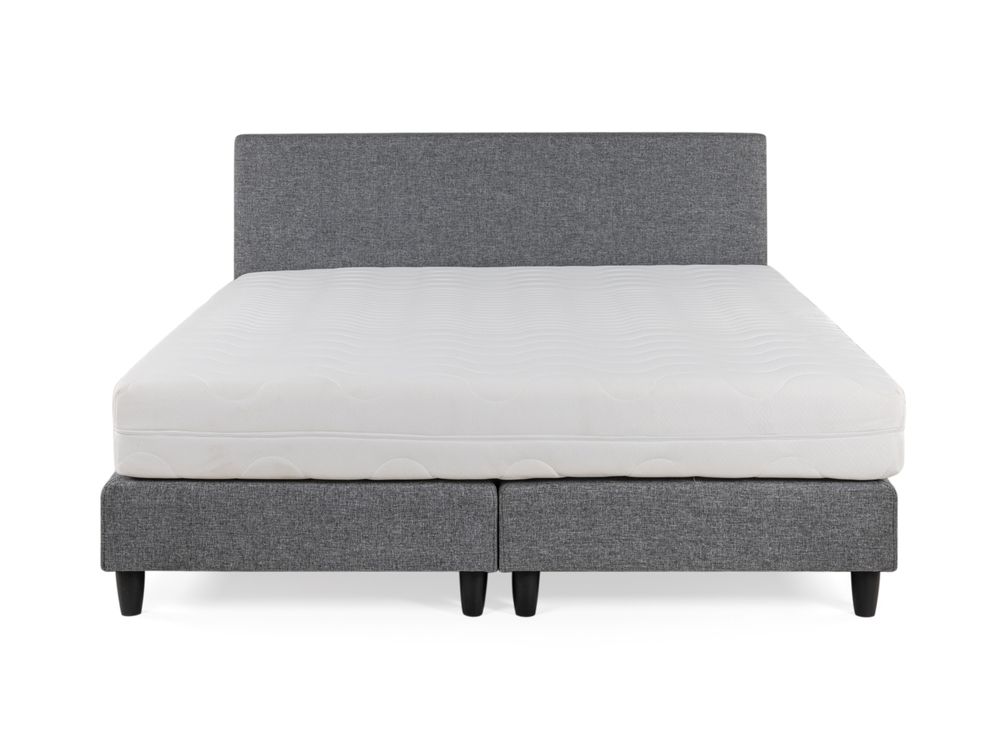 Boxspring incl. matras 180x200 BONNEL - Grijs MOL BX1820-IB