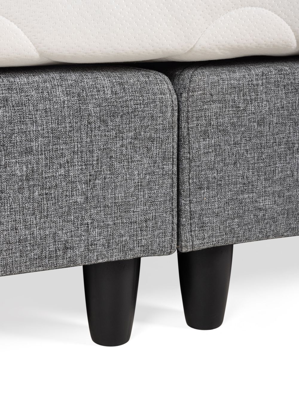 Boxspring incl. matras 180x200 BONNEL - Grijs MOL BX1820-IB