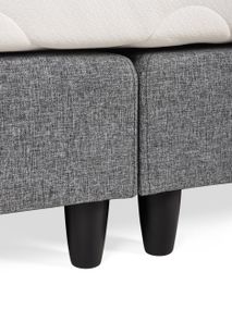 Boxspring incl. matras 180x200 BONNEL - Grijs MOL BX1820-IB