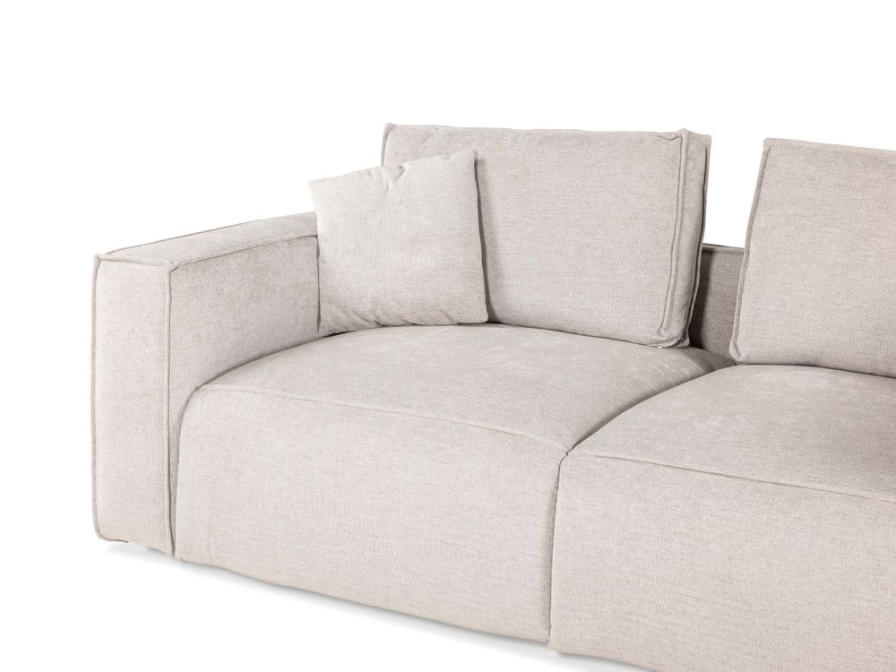 Zetelbed met pocketveren matras MORE - Beige DSL MO ZB-B-K5526