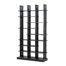 Boekenrek OLIVER - Zwart mango hout ELO 95825