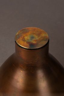 Set van 2 bijzettafels SELENE - Brons/Glas ZVR 2300388