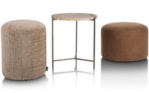Bijzettafel ISA - Bruin marmer CCM 50478BRU