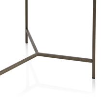 Bijzettafel ISA - Bruin marmer CCM 50478BRU