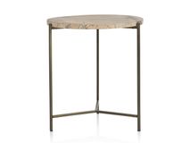 Bijzettafel ISA - Bruin marmer CCM 50478BRU