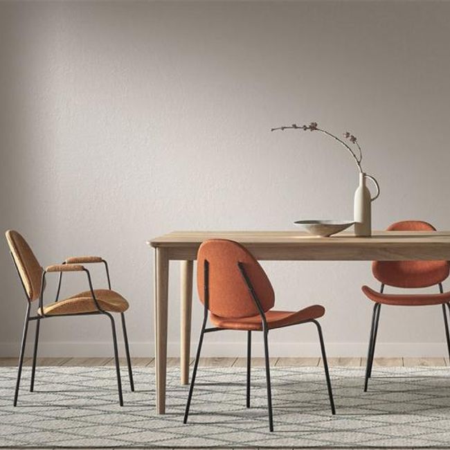 Uitschuifbare tafel NOVA - Eik naturel