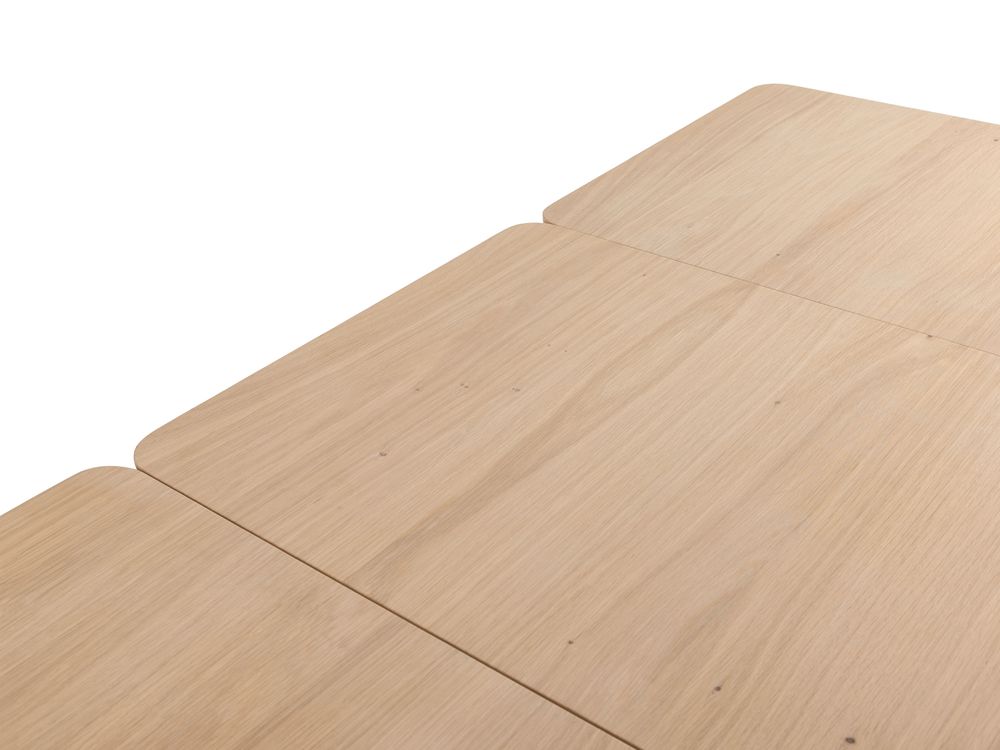 Uitschuifbare eetkamertafel NOVA - Eik naturel VDC TA-00974