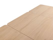 Uitschuifbare eetkamertafel NOVA - Eik naturel VDC TA-00974