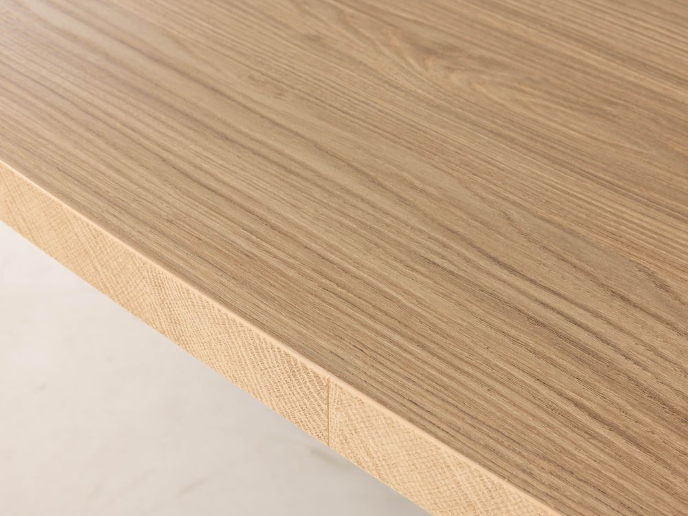 Ovalen eetkamertafel COSTA - Hout/Zwart MXF-251-000539