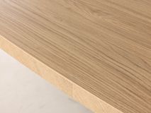 Ovalen eetkamertafel COSTA - Hout/Zwart MXF-251-000539