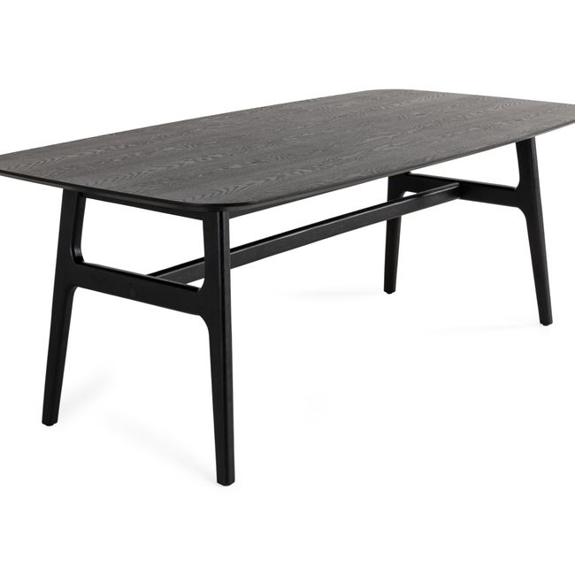 Eetkamertafel BADEN - Black Ash