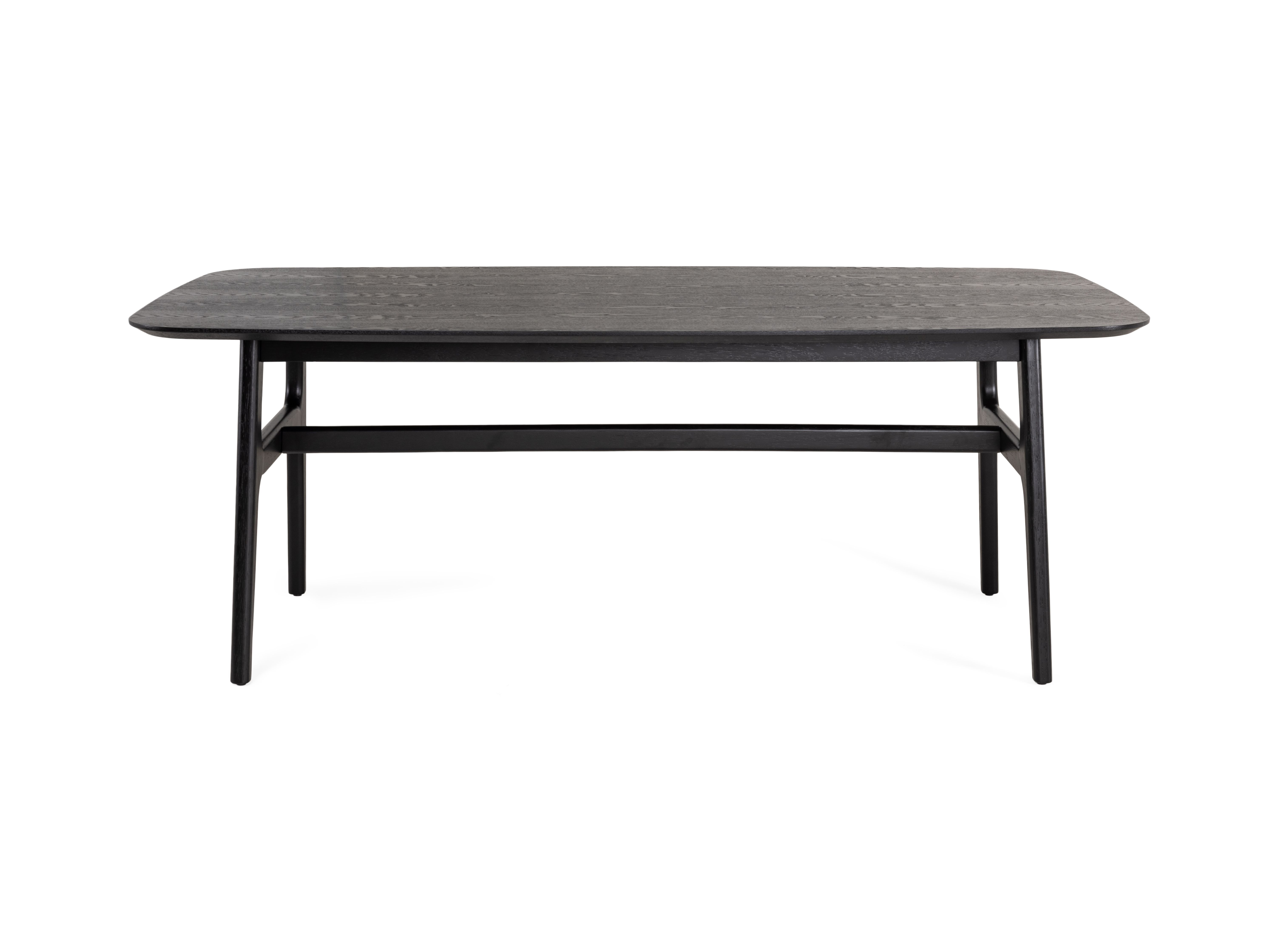 Eetkamertafel BADEN - Black Ash MED BA T2010-BA