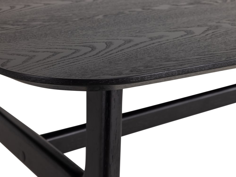 Eetkamertafel BADEN - Black Ash MED BA T2010-BA